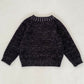 Kinder Grobstrick Pullover 'Dandelion' anthra