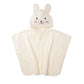 Kapuzenponcho mit Hasen-Ohren beige