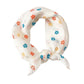 Baby Baumwoll-Leinen Dreieckstuch 'Flowers'
