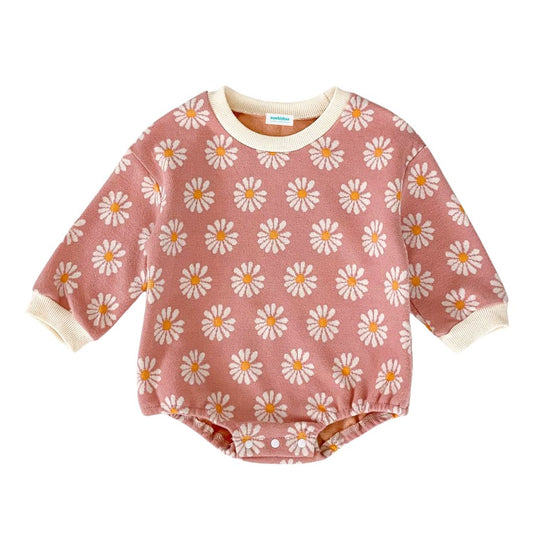 Baby Body 'Daisy Flowers' altrosa