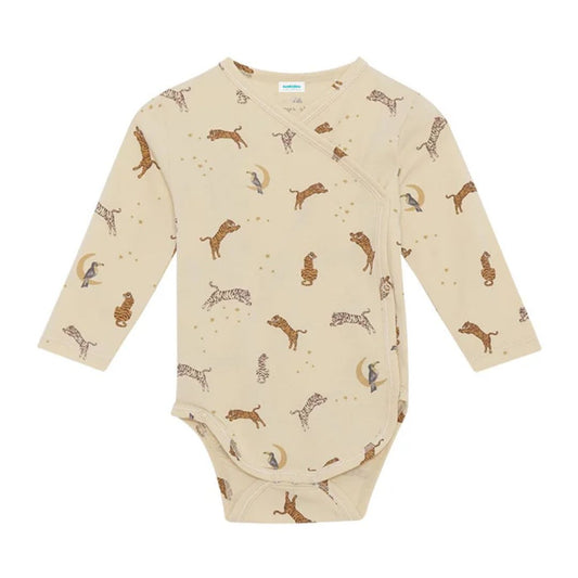Baumwoll-Body Langarm 'Tiger'