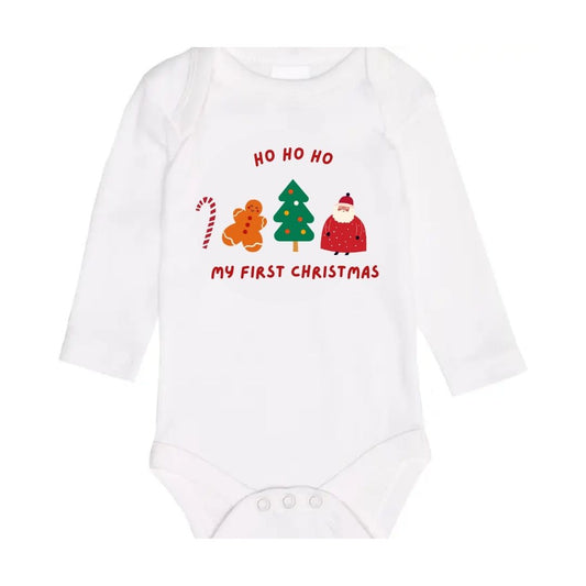 Amineck Baby Weihnachts-Body 'MY FIRST CHRISTMAS' Var2