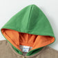 Sweatshirtjacke mit Colorblockdesign 'Tomato'