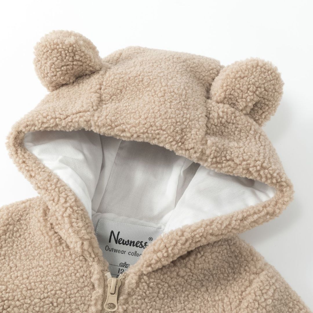 Süße Kapuzenjacke 'Teddy' sand
