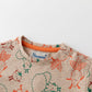 Baby Langarmshirt 'Vegetables' sand
