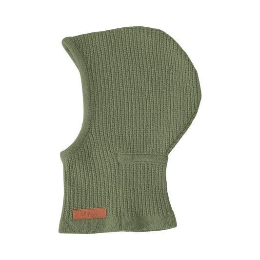Baby & Kinder Balaclava Sturmhaube GOTS Bio-Baumwolle olive