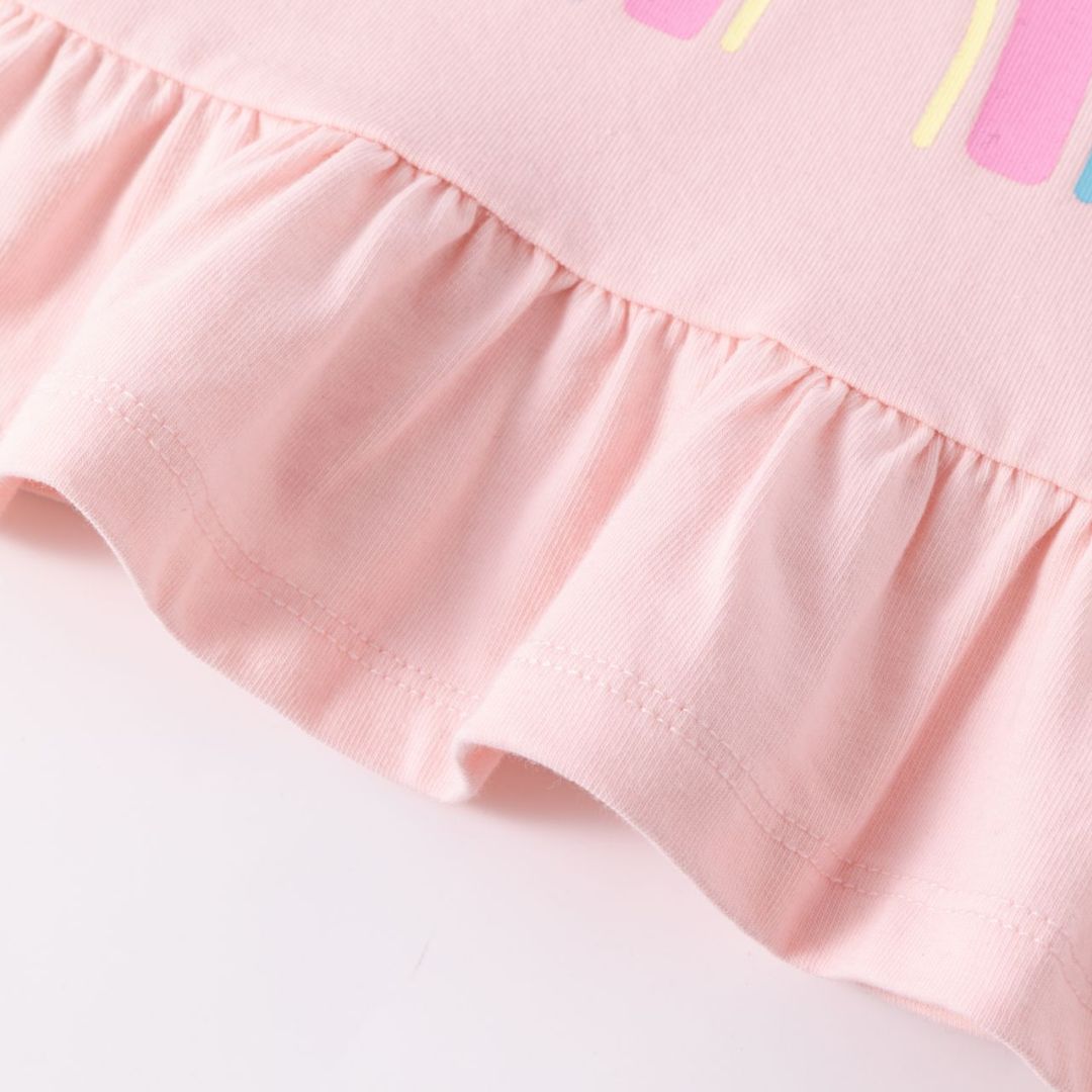 Baby Langarmshirt 'Regenbogendesign'