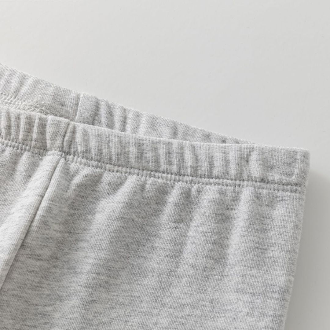 Jeggings mit Blumenmuster grau