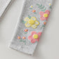 Jeggings mit Blumenmuster grau