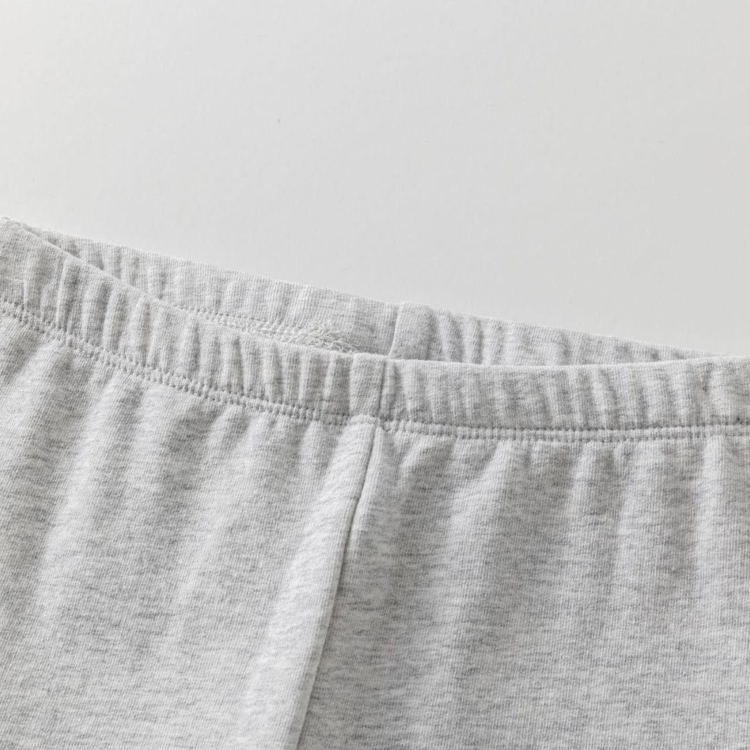 Jeggings mit Blumenmuster grau