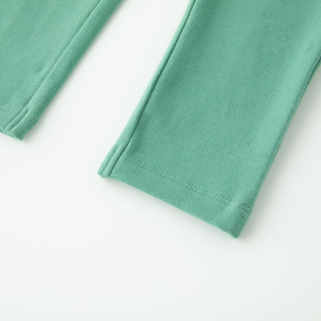 Jeggings mit Rüschen grün