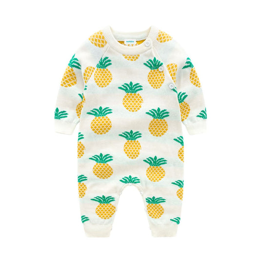 Baby Overall Langarm 'Ananas'