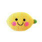 Handgemachte Baby Rassel 'Zitrone'
