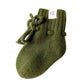 Merino-Babyschuhe Socken grün 0-12m