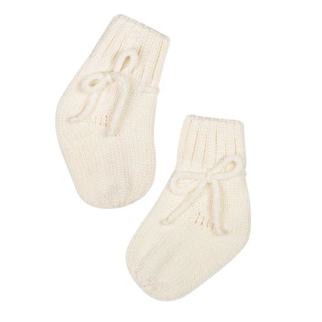Babysocken 100 % Merinowolle creme