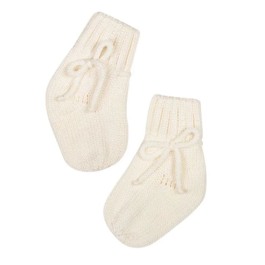 Babysocken 100 % Merinowolle creme