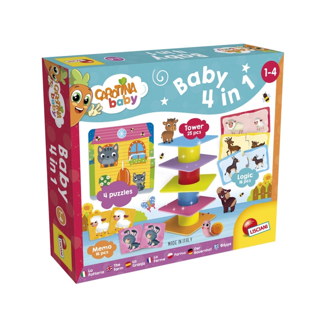 Carotina Baby 4 in 1 Lernspielset