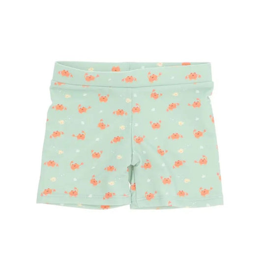 Badehose Short 'Krabben' mint UPF 50+