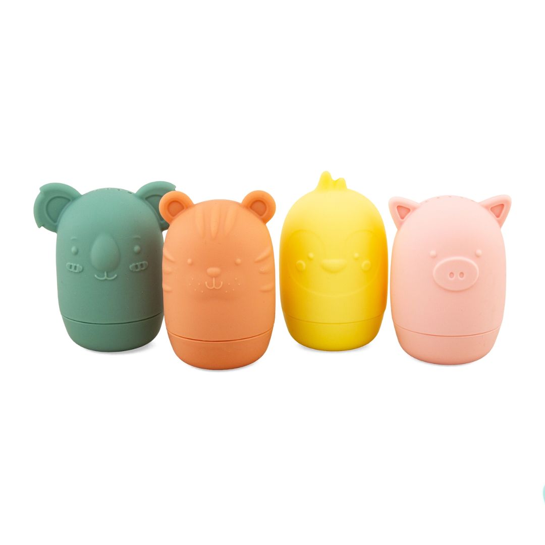 Badewannenspielzeug Lustige Wassertiere +4M