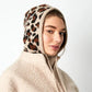 Damen Balaclava 'Leopard' beige