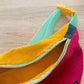 Damen Hipbag 'Patchwork Unique' rot/blau/gelb
