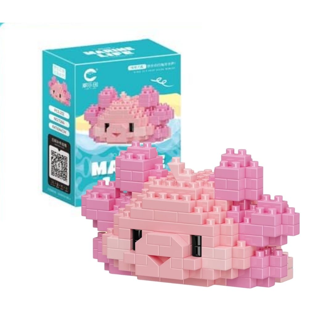 Bauspielzeug Ozean-Motiv 'Axolotl'