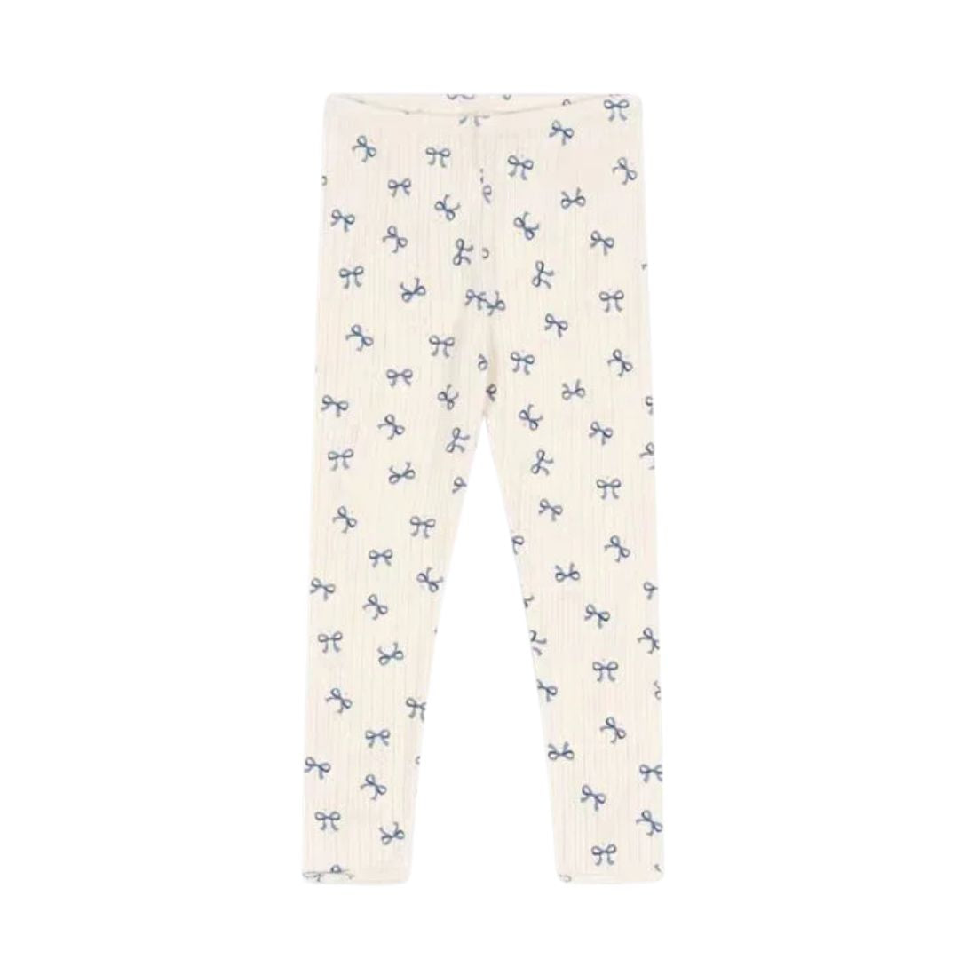 Baumwoll-Leggings 'Schleifen'