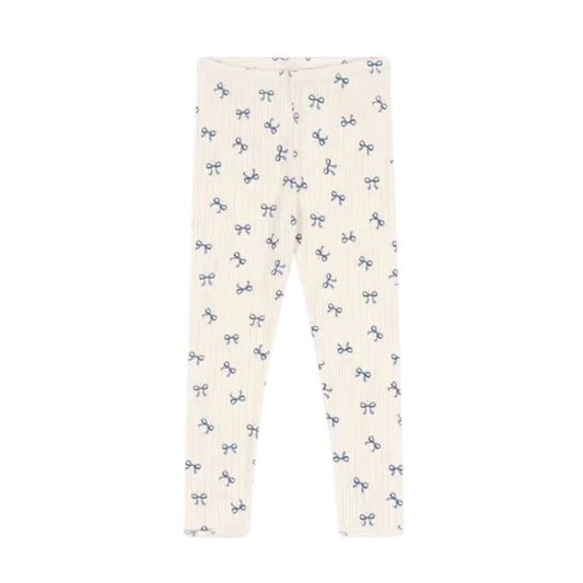 Baumwoll-Leggings 'Schleifen'