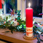 Weihnachtsmann Adventssäule Kerze 'Spaßiger Typ'