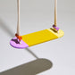 Indoor Schaukel 'Colorful' lila/ocker/gelb