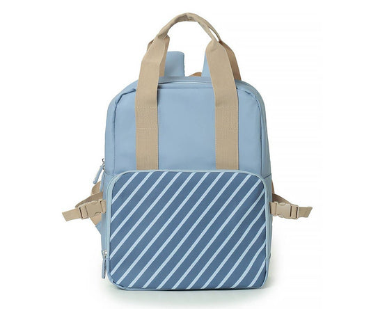 Kinder Thermorucksack 'Stripes' blau 35,5 cm