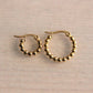 Damen Creolen gold 14 mm 'Balls'