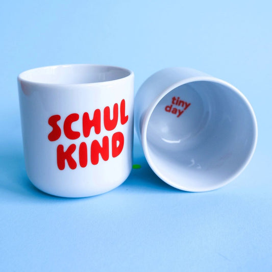 Becher 'Schulkind' rot