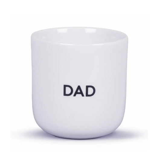 Porzellan Becher 'DAD'