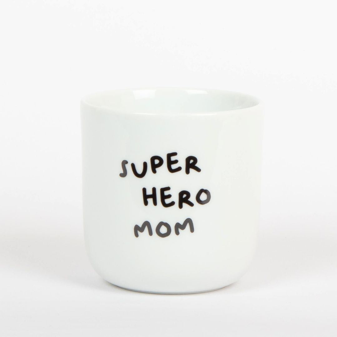 Porzellan Becher 'Superhero Mom'