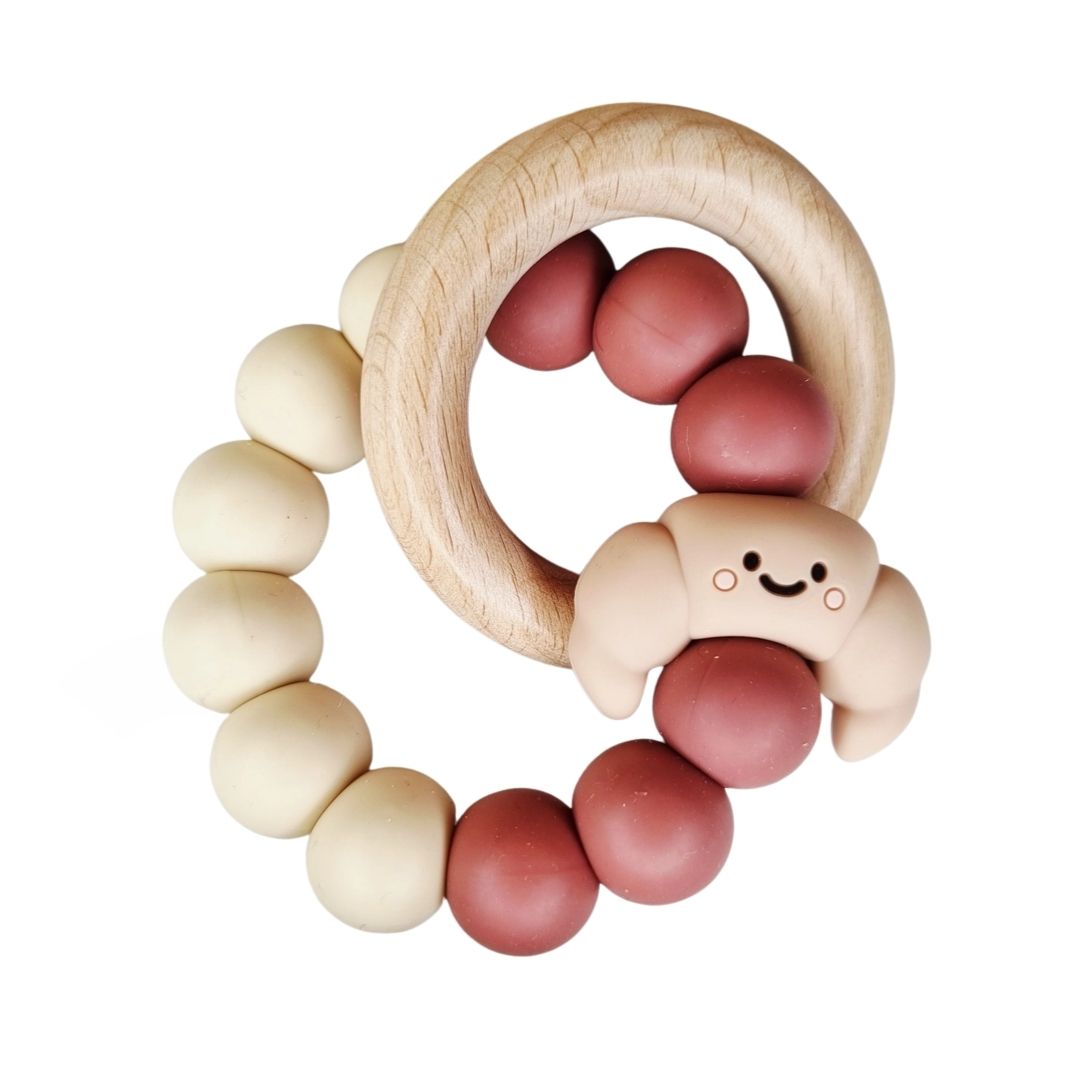 Happy Beißring 'Croissant' blush