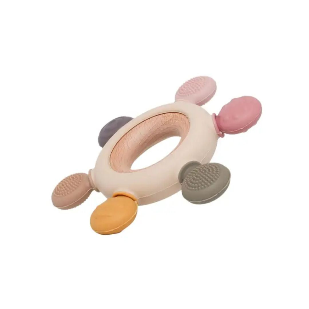 Sensorischer, ergonomischer Beißring multicolor