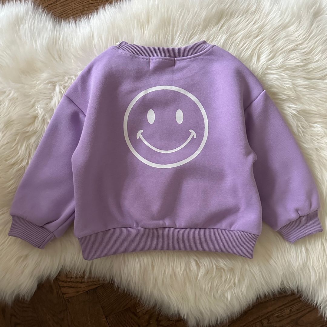 Outfit Set Sweatshirt und Jogger purple