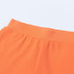 Shorts orange unifarben