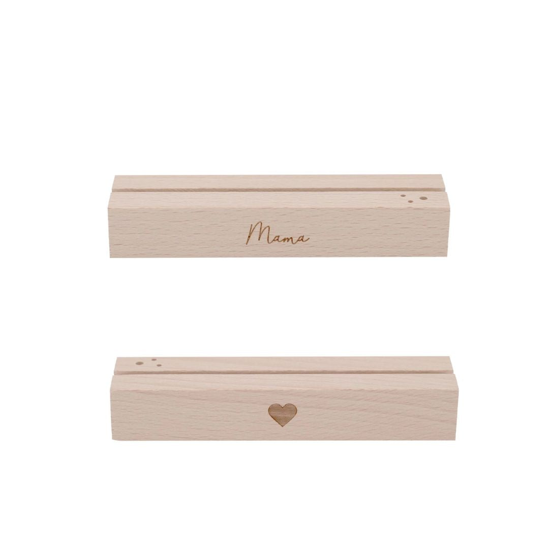 Karten- und Blumenhalter 2er Set 'Mama'