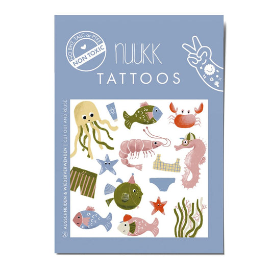 Bio Tattoos 'Meerestiere'