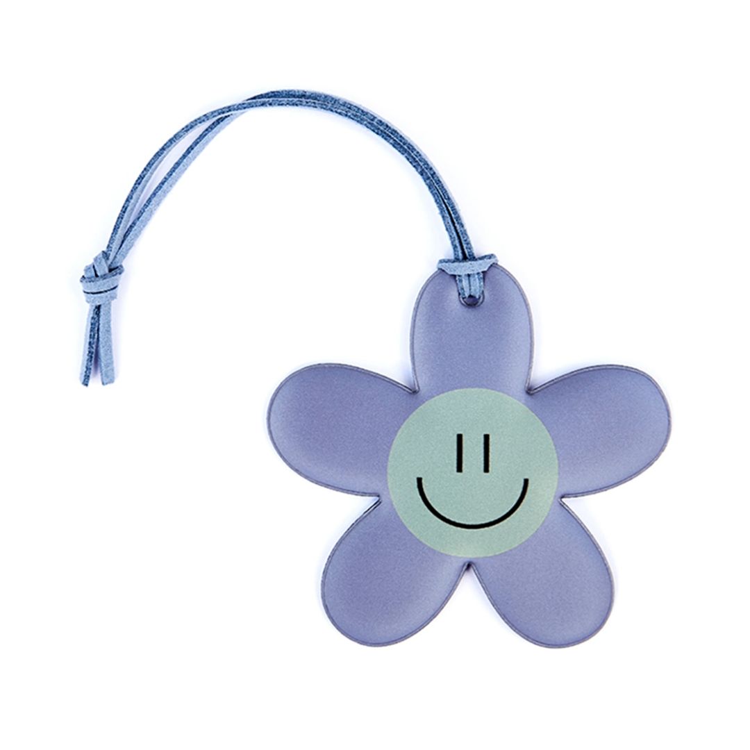 Reflektor in weicher Form 'Happy Flower' blau