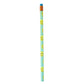 Bleistift mit Radiergummi 'Smile' hellblau/gelb