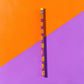 Bleistift mit Radiergummi 'Smile' violett-orange