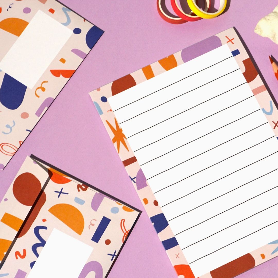 Briefpapier Set 'Kunterbunt'