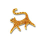 Anstecker 'Katze' gold/orange