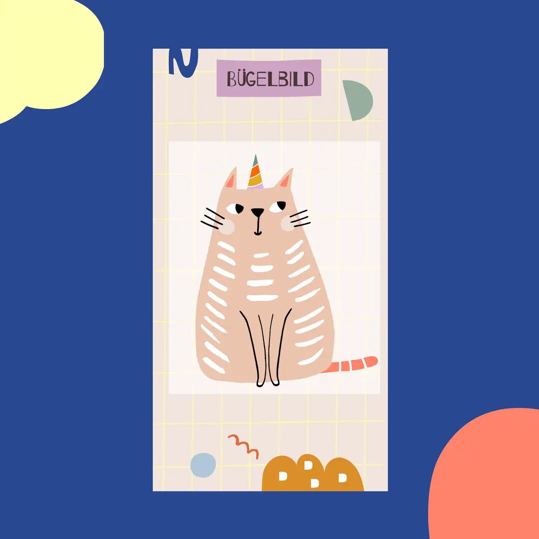 Bügelbild 'Cool Cat'