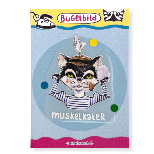 Bügelbild 'Matrosen-Katze'