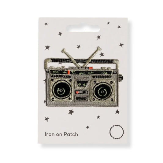 Aufnäher zum Aufbügeln 'Boom Box'