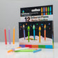 12 bunte Geburtstagskerzen für Partys 'Colour Flame Kerzen'